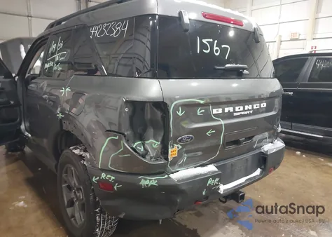 2022 Ford Bronco Sport Badlands from USA, damaged, VIN 3FMCR9D98NRE23380